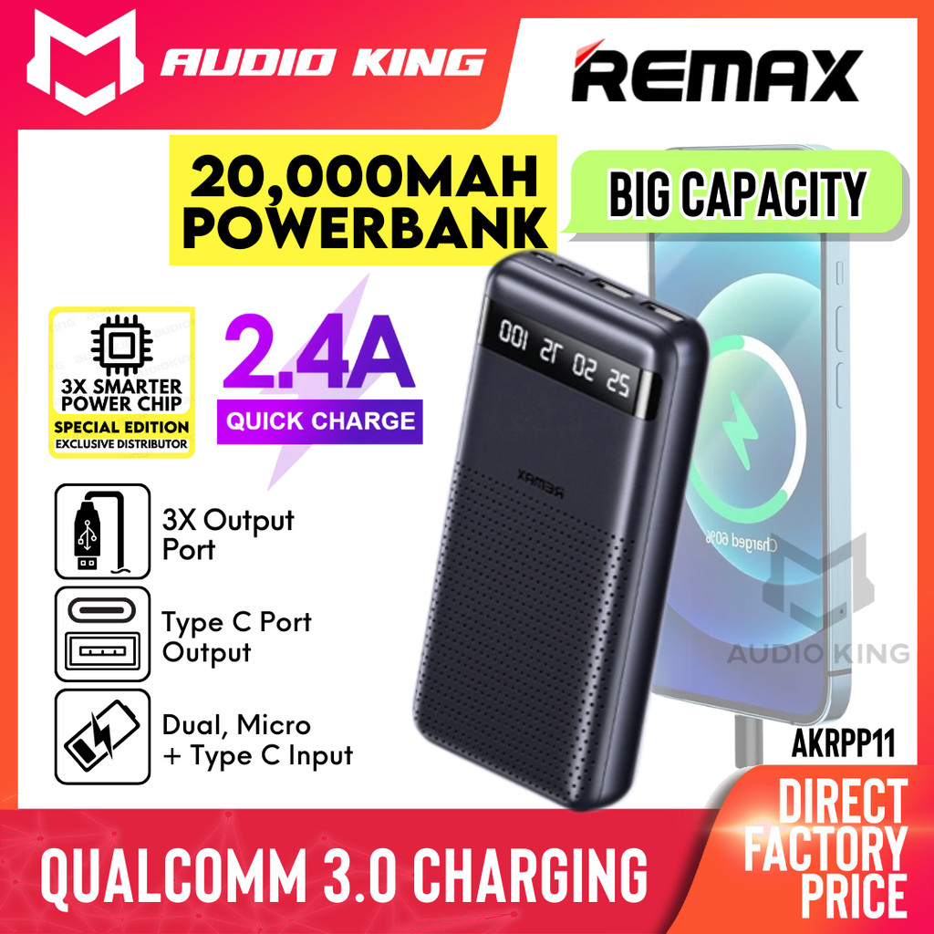 REMAX Travel Powerbank For Flight Quick Charge 2.4A Type C Output PD ...