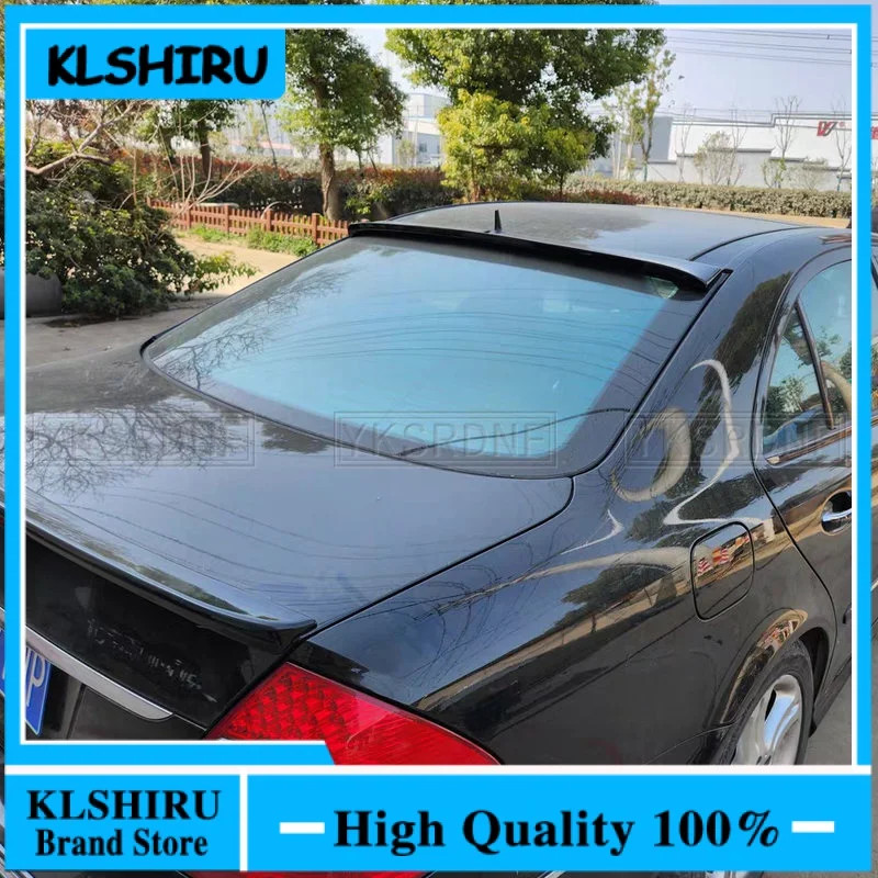 Auto Refit Parts Real Carbon Fiber Rear Window Roof Wing Spoiler For ...