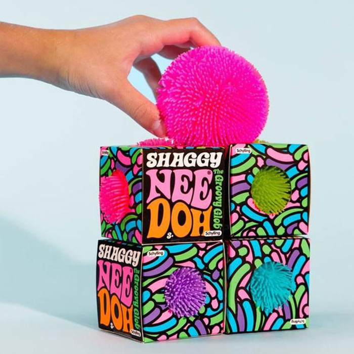 NeeDoh Shaggy Squishy Fidget Toy Stress relieve Calming Satisfaction ...