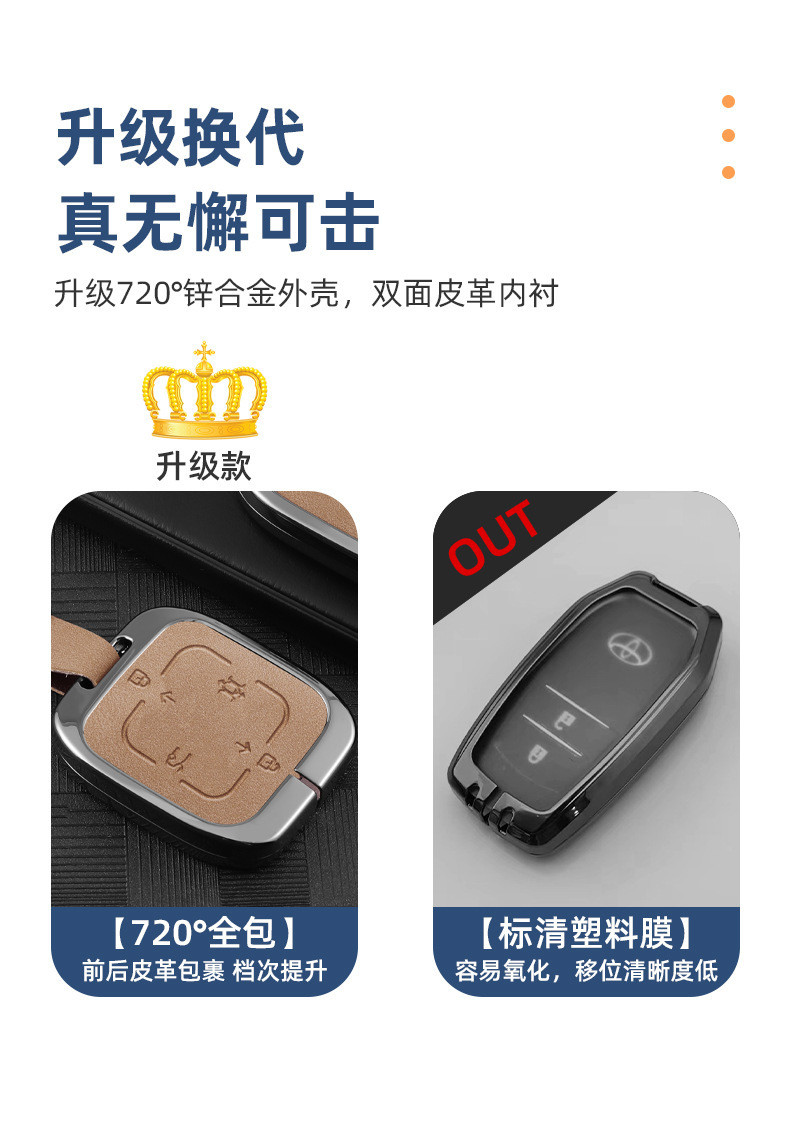 Suitable for ZEEKR 7X Key Cover ZEEKR 001 ZEEKR X Electric Car Key Case ...