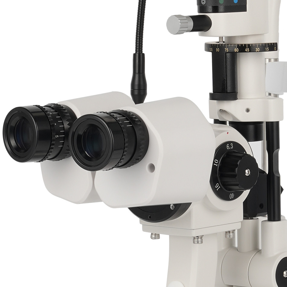 Five Magnifications Ophthalmology Slit Lamp Optometry Microscope with ...