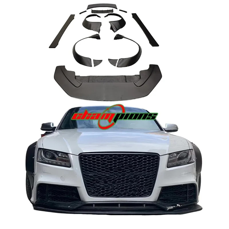 Good Fitment LB Style Wide Body Kit Front Bumper Chin Rear Lip Side ...