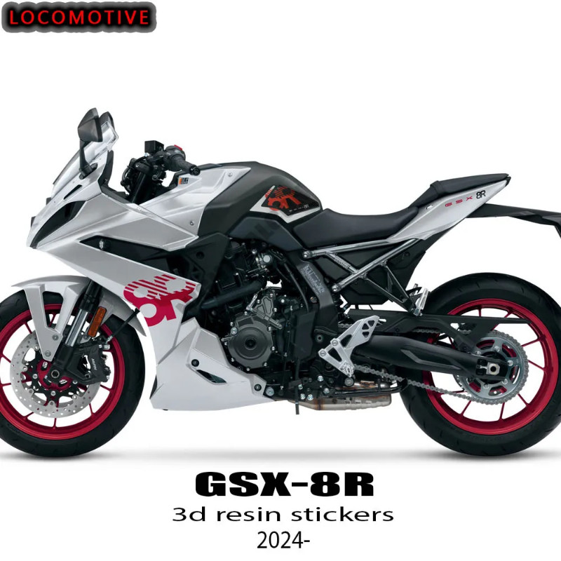 For Suzuki GSX 8R GSX-8R 2024- Tank Pad Motorcycle Accessories 3D Epoxy ...