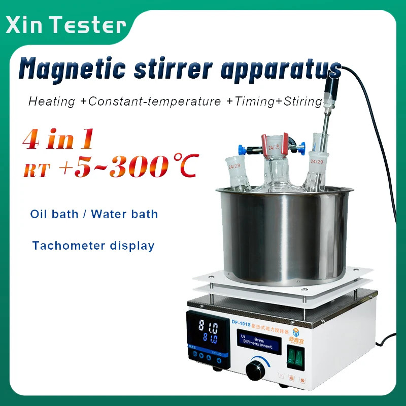 Xin Tester Heating Magnetic Stirrer DF-101A DF-101S DF-101ST Dental ...