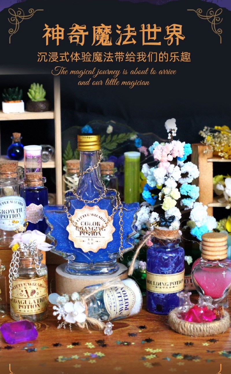 Magic Potion Science Experiment DIY Magic Pot Experiment Potion Bottle ...
