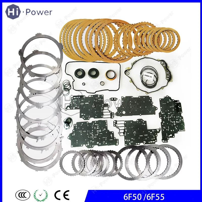 6F50 6F55 Auto Transmission Clutch Master Repair Kit Friction Steel ...