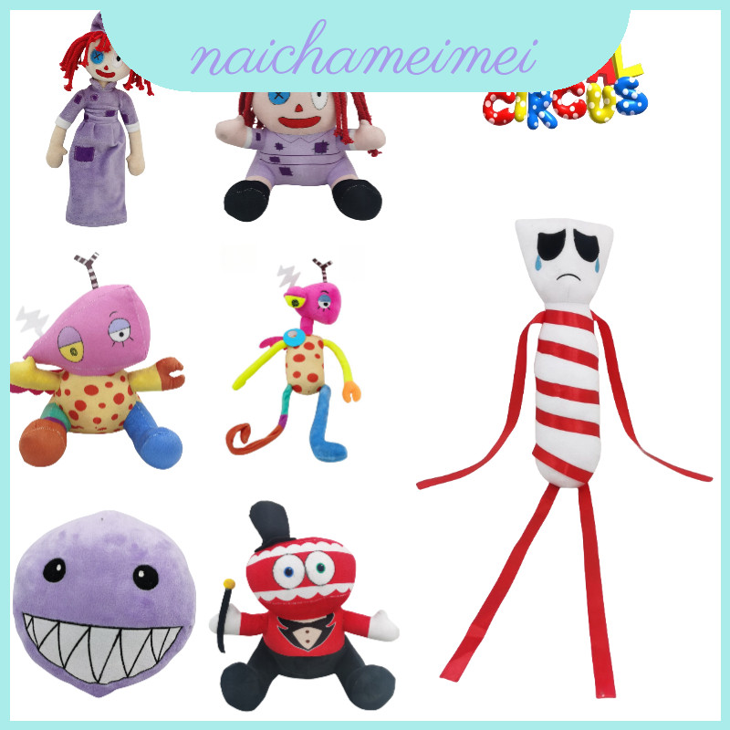 Amazing The Digital Circus Plush Magical Number Circus Rabbit Clown ...
