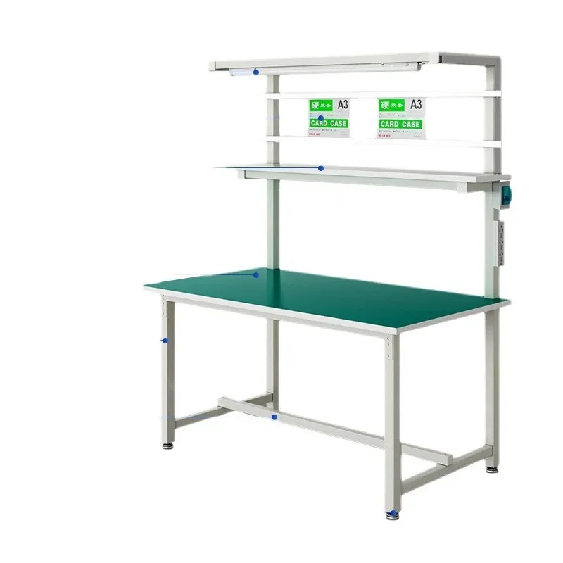 Anti-Static Workbench Workshop Single-Sided Iron Square Tube Operating ...