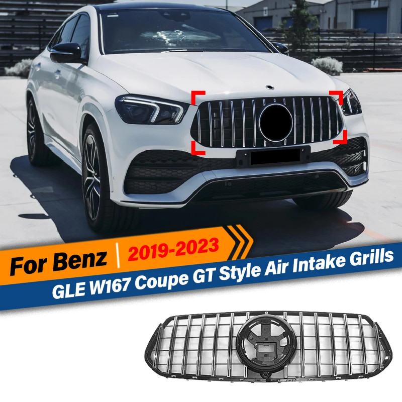 For Mercedes Benz GLE W167 Coupe 2019 2020 2021 2022 2023 Front GT ...