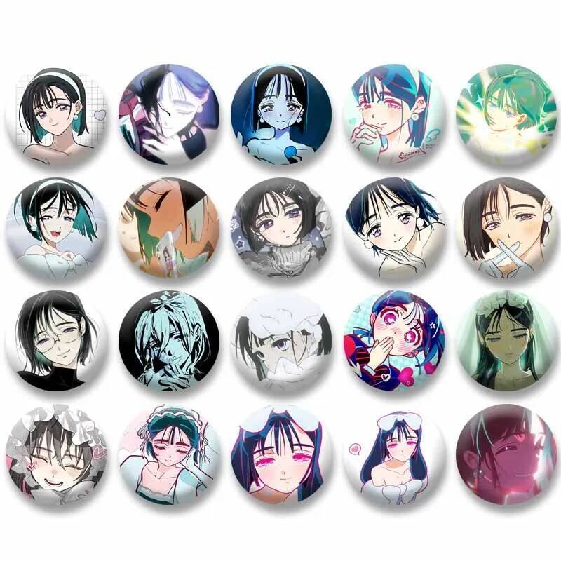 Cartoon Cute Girl Sua Soft Button Pins Anime Alien Stage Coin Brooches ...