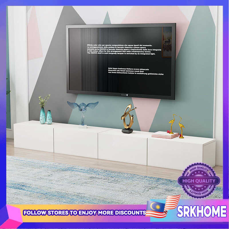White Colour Nordic Modern Style Living Room TV Rack Storage Cabinet ...