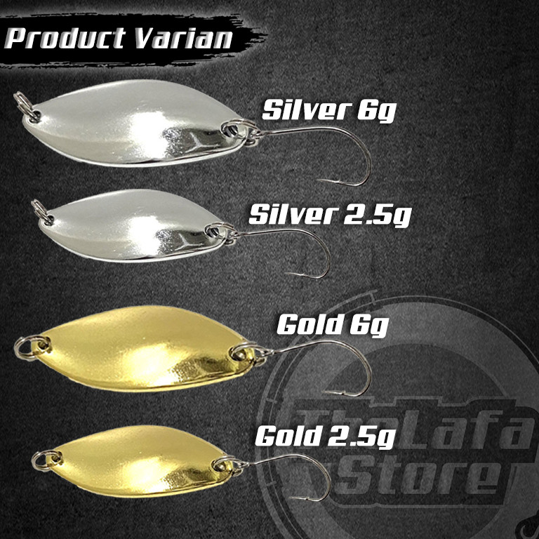 Spoon Fishing Lure Killer Gewang Murah Casting Sebarau SILAU UL Ultra ...