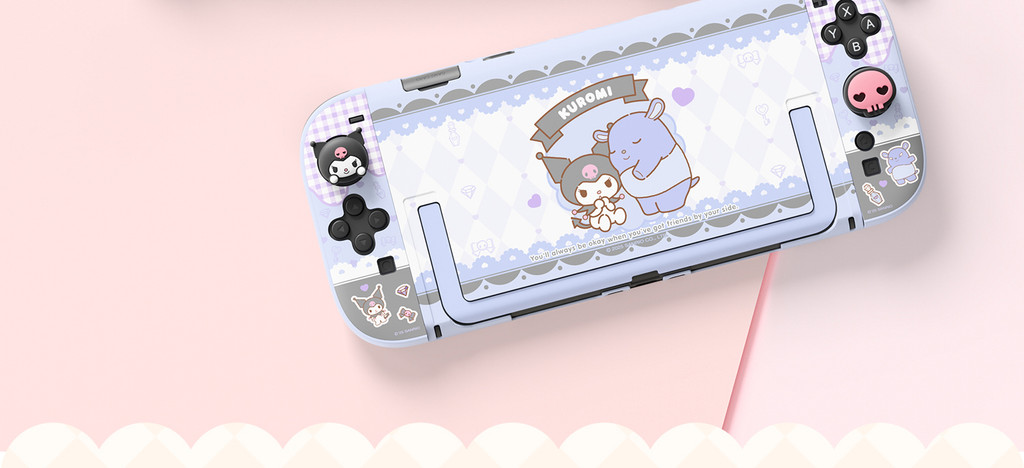Geekshare Sanrio Kuromi HelloKitty Theme Protective Case for Nintendo ...