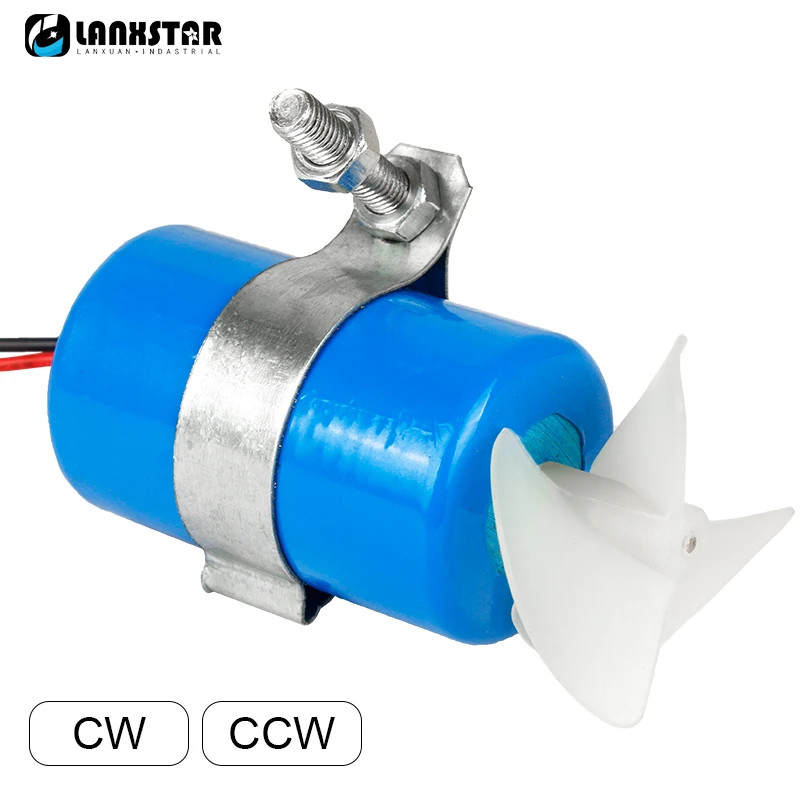 Boat Underwater Motor Thruster CW CCW 3 Blades Paddle Underwater ...