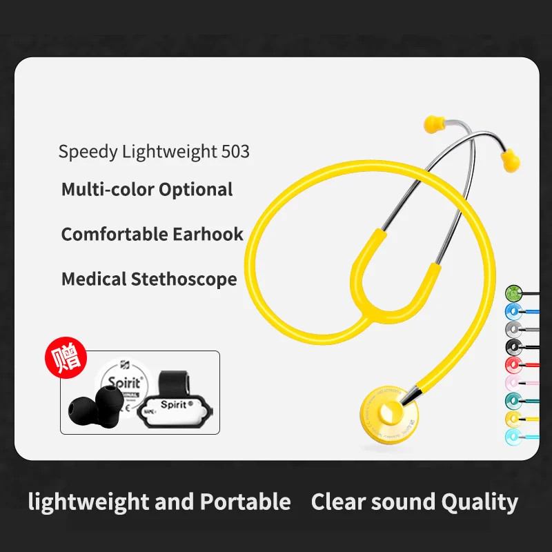 Spirit Medical Instruments Professional stethoscope Double-Sided ...