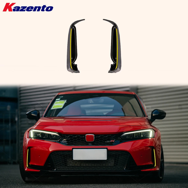 For Honda Civic Type R FL5 2023-24 ABS OE Style Front Bumper LED DRL ...
