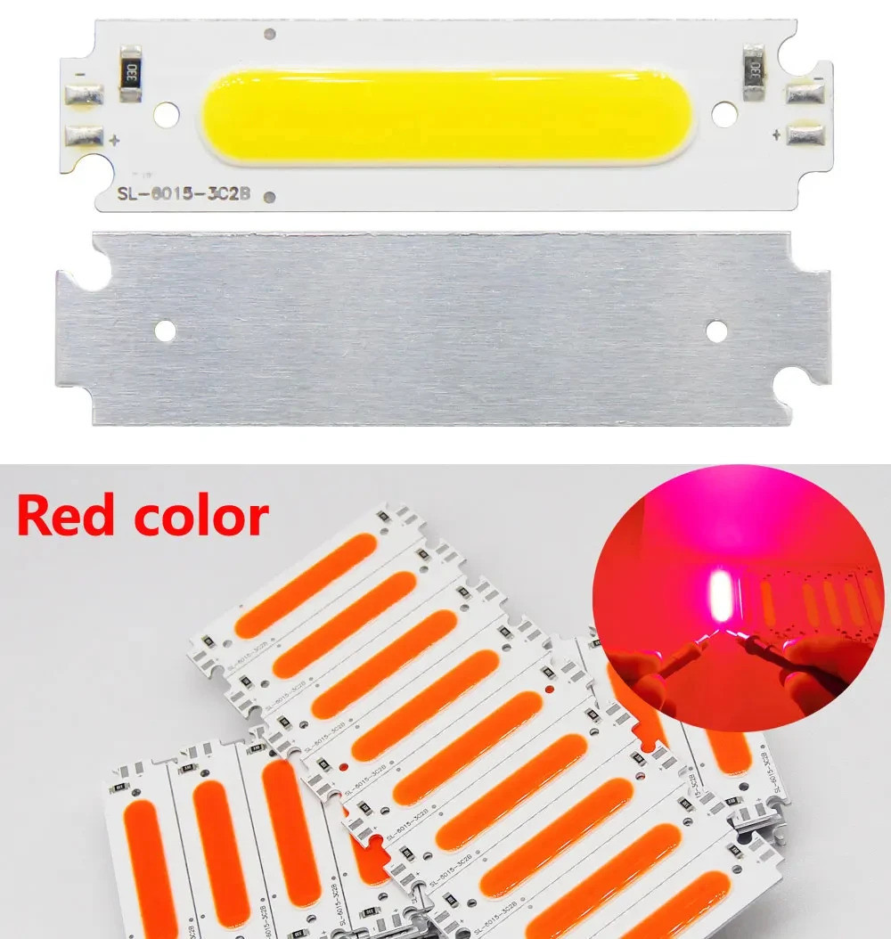 60*15mm LED 12V chip cob 2W COB LED Strip Light Source Bar Lamp DIY USB ...
