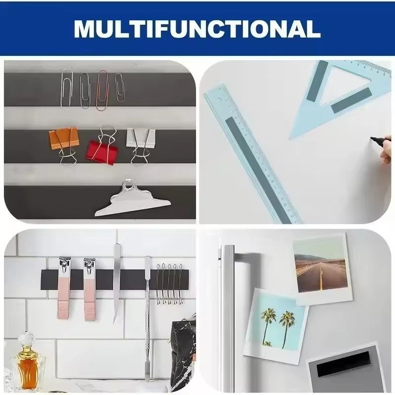 A4 Size Self-Adhesive Magnetic Sheet Sticker Rubber Flexible Cutting ...