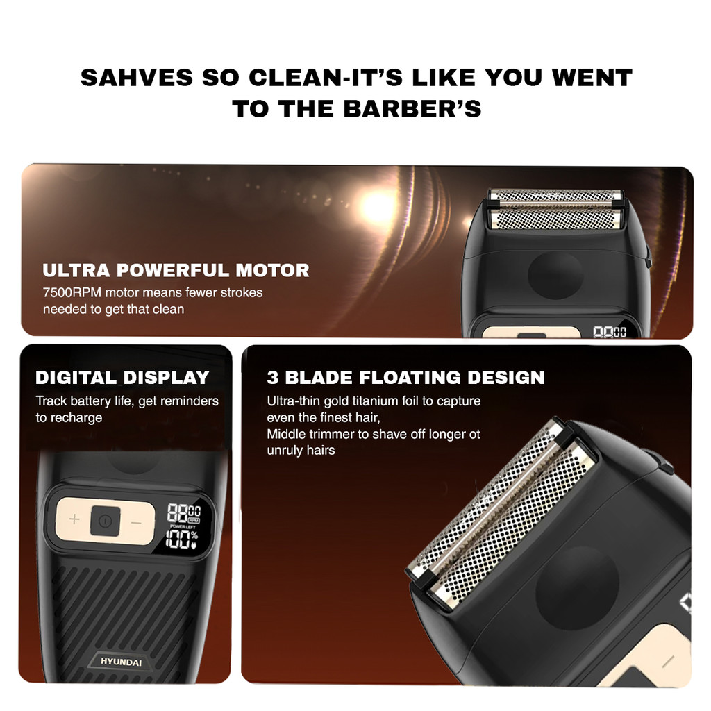 HYUNDAI PHT-102 Electric Foil Shaver Hair Trimmers Clippers Cukur ...