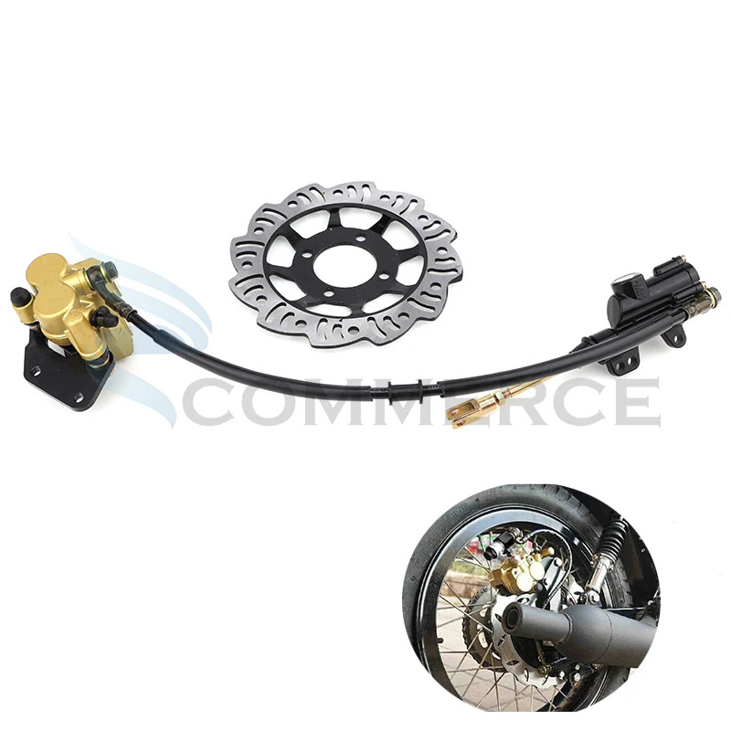 Motocross Rear Hydraulic Disc Brake Master Cylinder Caliper Foot Brake ...