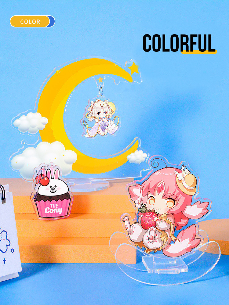 Custom Figure Standee Clear Acrylic Stand Cartoon Design Anime Game ...
