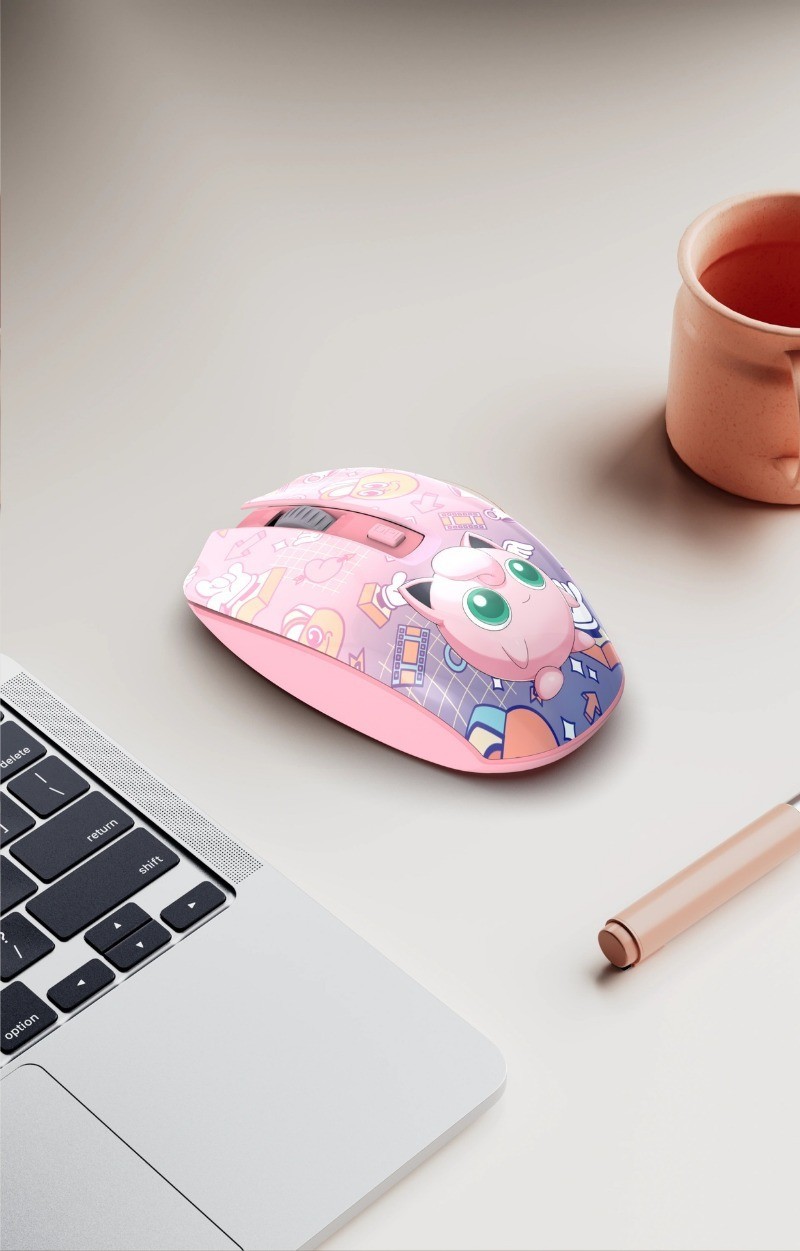 Pokémon T3 Wireless Mouse Pikachu Cute Silent Rechargeable Mice 2.4G ...