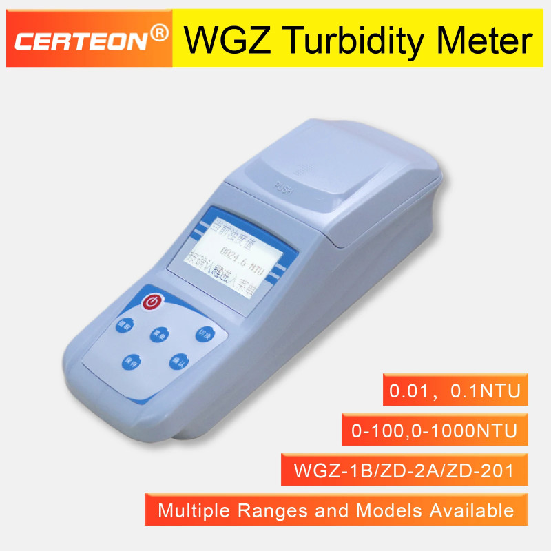 Portable Digital Turbidity Meter ZD-2A 0-1000 NTU 90° Scattered Light ...
