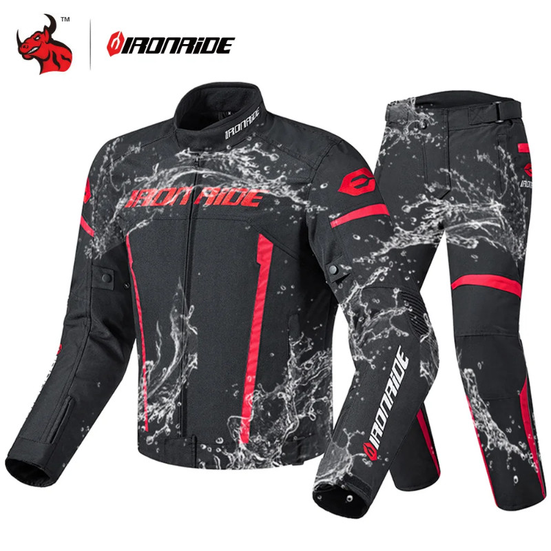 IRONRIDE Winter Waterproof Motorcycle Jacket Men Riding Racing Moto ...