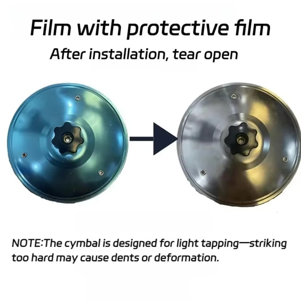 [Local Stock] Creative Car Crash Cymbal Air Vent Mini Drum Car Drum ...