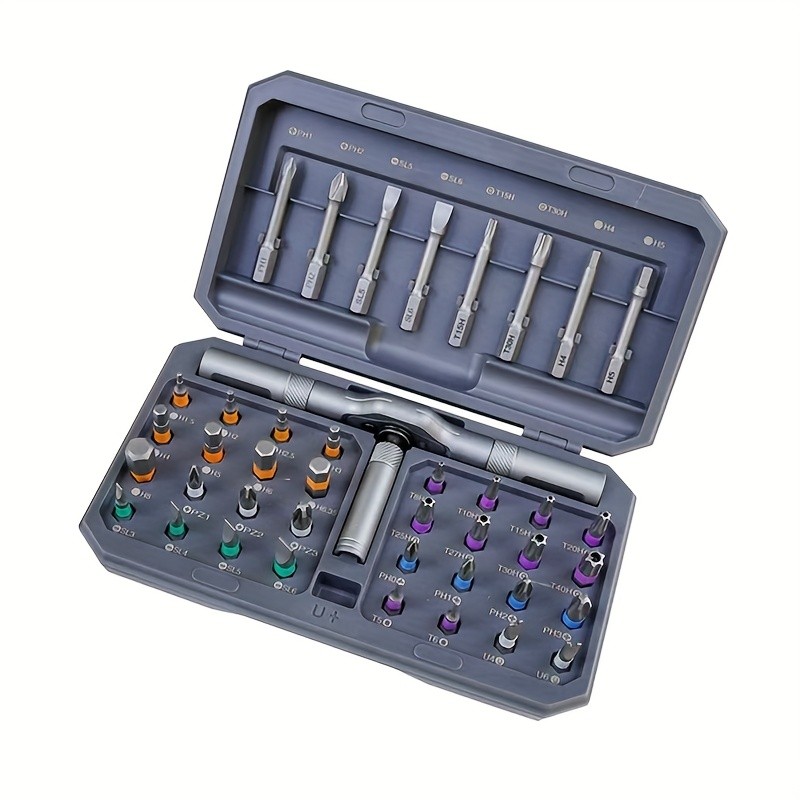[Fast Delivery] 42 in 1 Ratchet Screwdriver Set Disassembly Multi ...