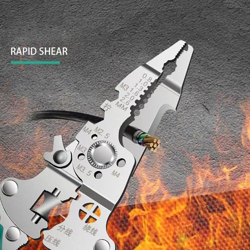 Stripping Function Foldable Wire Stripper Crimping Function Terminal ...