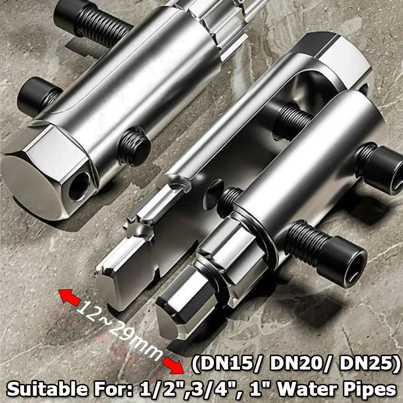 Universal Angle Valve Tap Thread Extractor Tool Removes Broken Stripped ...