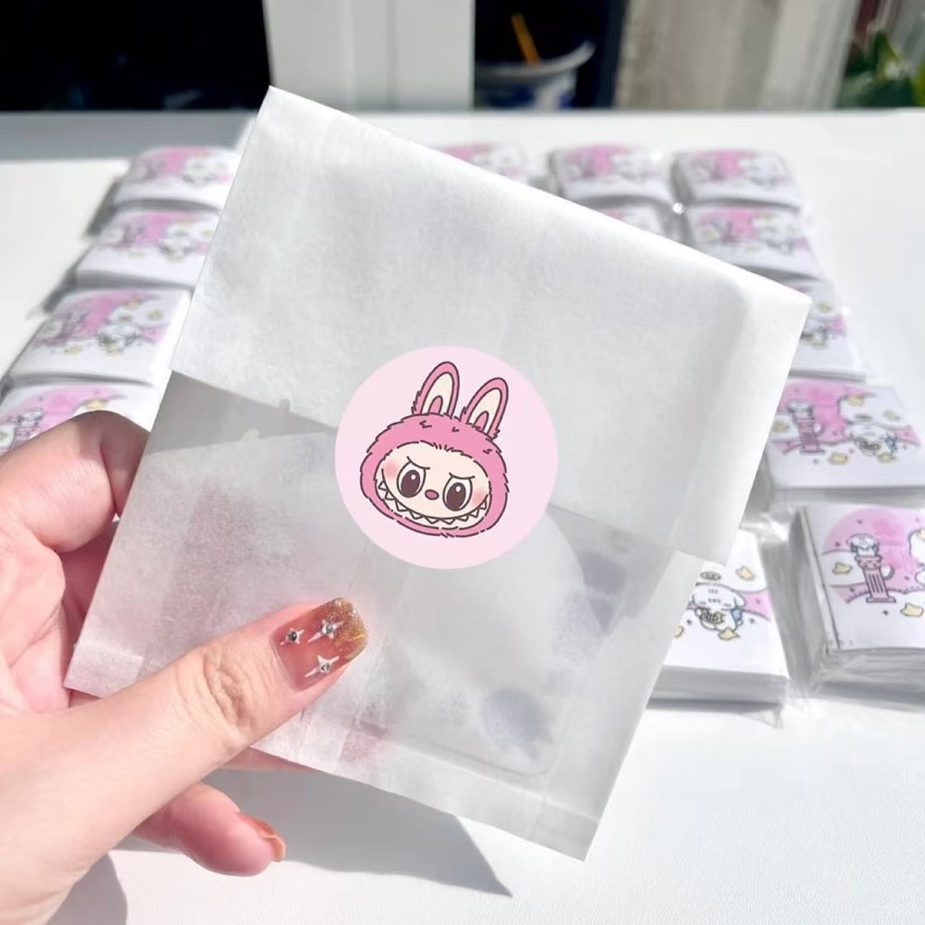 500Pcs Labubu Roll Stickers - Elf Bunny Kawaii Decor for Phone/Guka ...