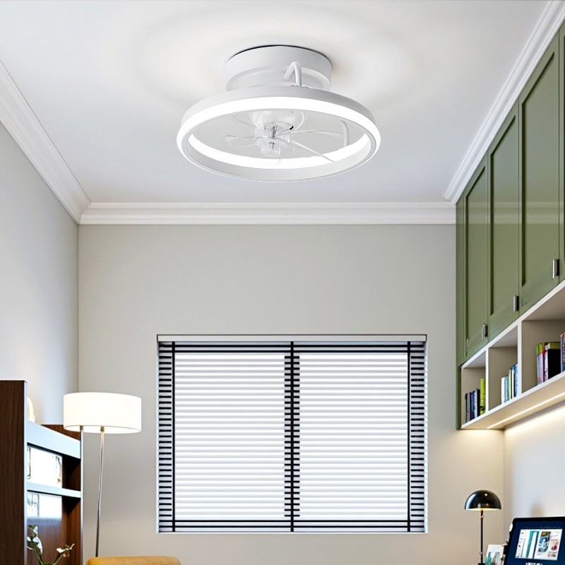 2 In 1 Small 13.5 Inchs Electric Ceiling Fan Light 360° Rotation ...