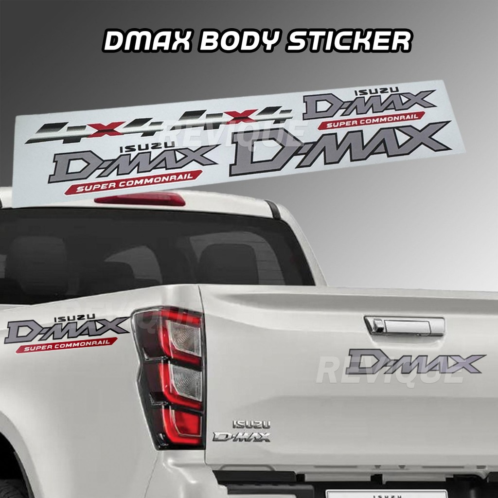 ISUZU DMAX Body Sticker 4x4 Super Commonrail Car Decal [Set] | Shopee ...