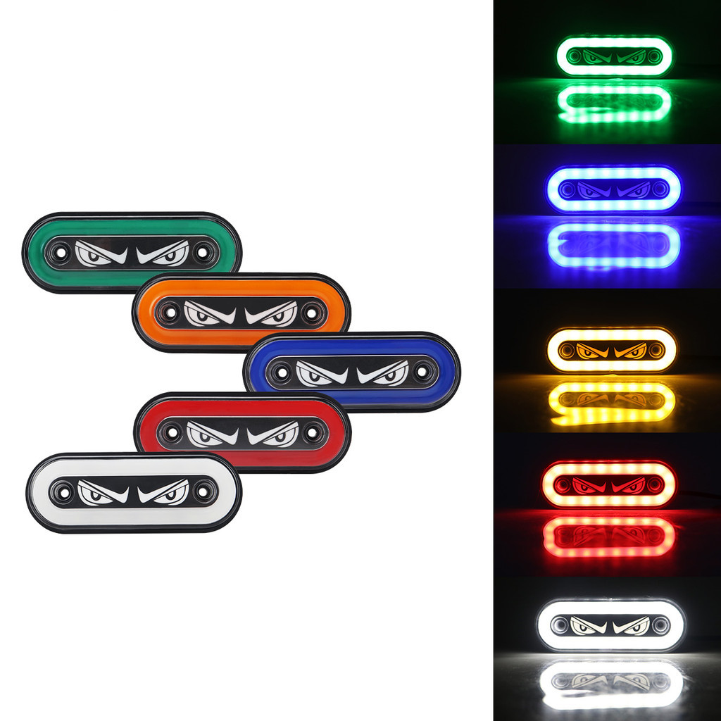 LYMOYO 12V-24V Led Light for Truck Side Light Demon Eye Blinking Side ...