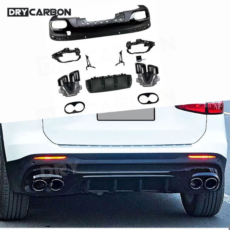 for Benz GLB X247 GLB180 200 GLB35 AMG 2019+ Car Rear Bumper Lip ...