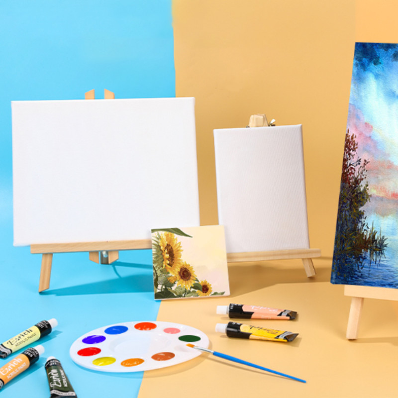 𝐅𝐈𝐍𝐄 𝐓𝐄𝐗𝐓𝐔𝐑𝐄 Stretched Canvas Board Acrylic Watercolor Oil Painting ...