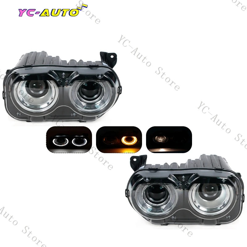 Pair Front Bumper Fender Brackets Support Beam For 2008-2021 Dodge Challenger
