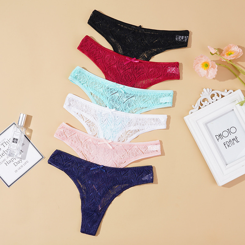 ecmln-sexy-lace-panty-for-women-fashion-leafs-pattern-lace-thongs-ultra