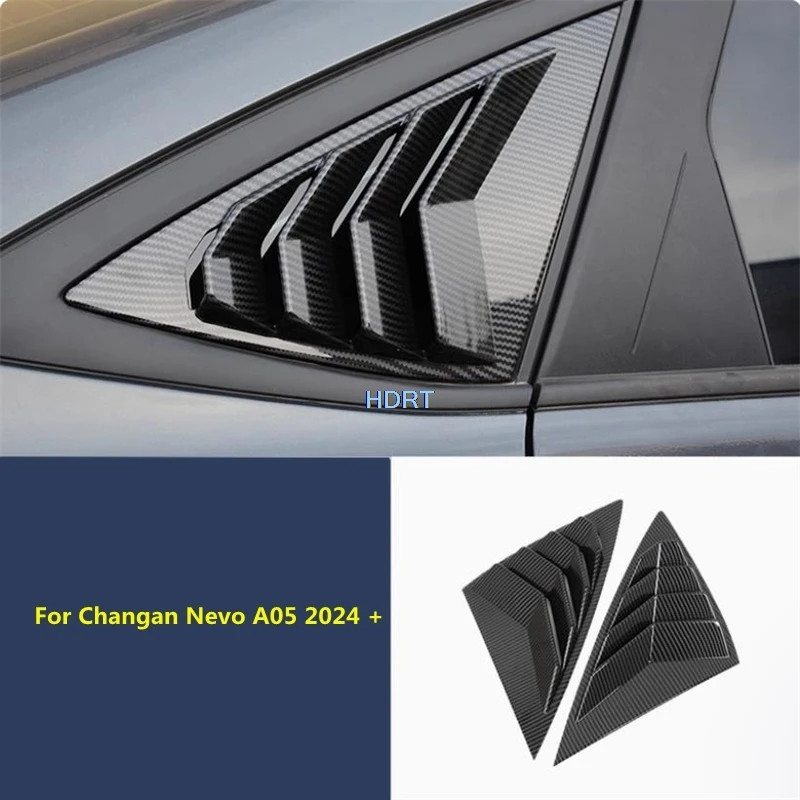 Car Styling Rear Triangular Window Louver Air Outlet Cover Glass Blind ...