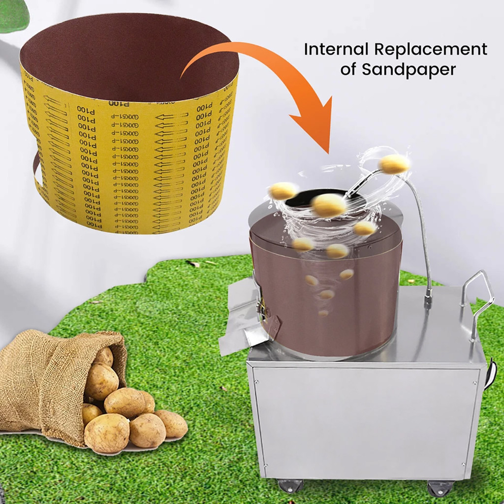Onion Potato Peeling Machine Automatic Commercial Electric Ginger Yam ...