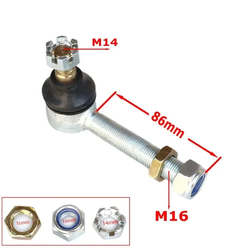 Tie Rod End Ball Joints 50cc 70cc 90cc 110cc 125cc Reliable High Strength Rugged Easy Use 1pair Tie Rod Ball Joint For Go Kart I227018480