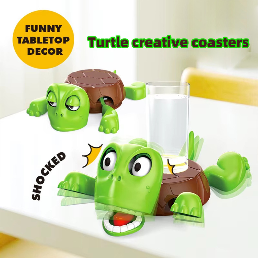 3D Printed Quirky Turtle Coaster Panicked Turtle Insulated Coaster ...