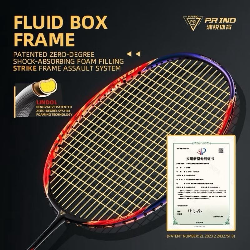 P.R IND Kranted 700 Badminton Racket 3UG5 / 4UG5 100%ORIGINAL Zhao Jun ...