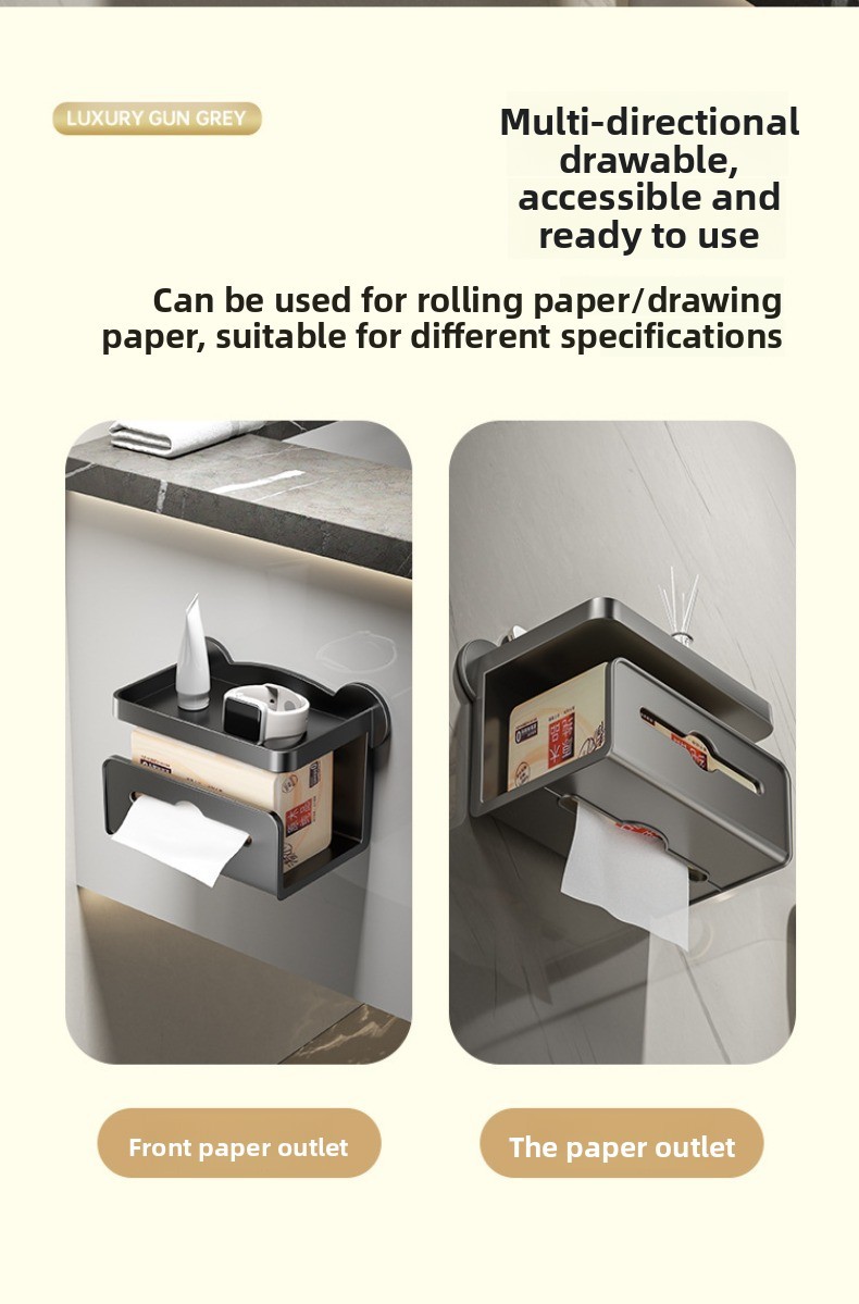 Toilet paper box tissue box toilet paper storage rack roll holder paper ...