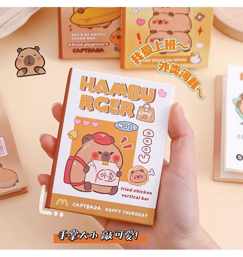 Buku Nota Capybara Mini Notebook Capybara Notebook Student Stationery ...
