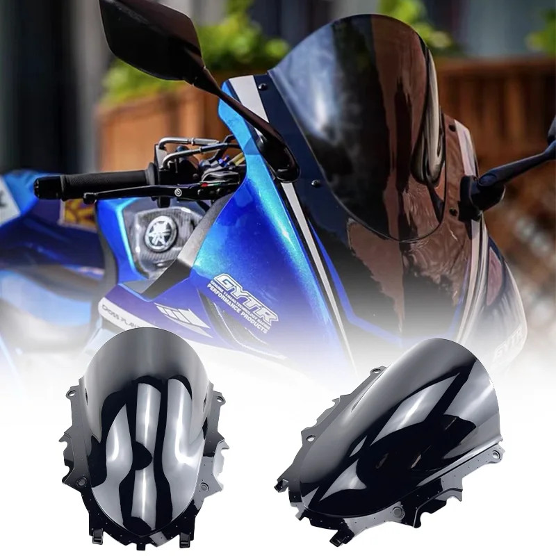 For YAMAHA YZF-R3 YZF-R25 2019-2024 Motorcycle Front Screen Windshield ...