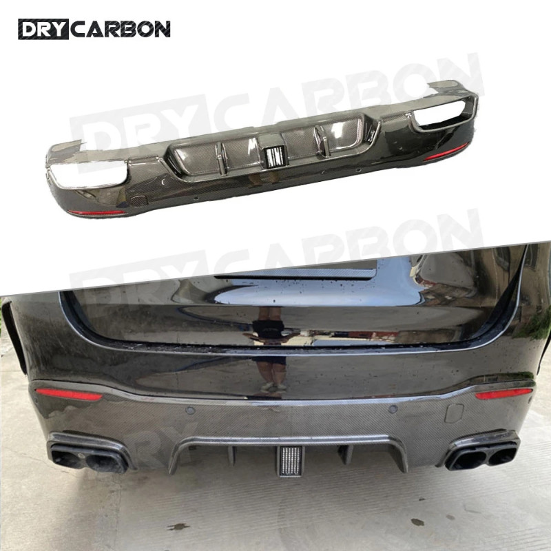 Dry Carbon Fiber Rear Lip Diffuser Spoiler for Mercedes Benz GLE Class ...