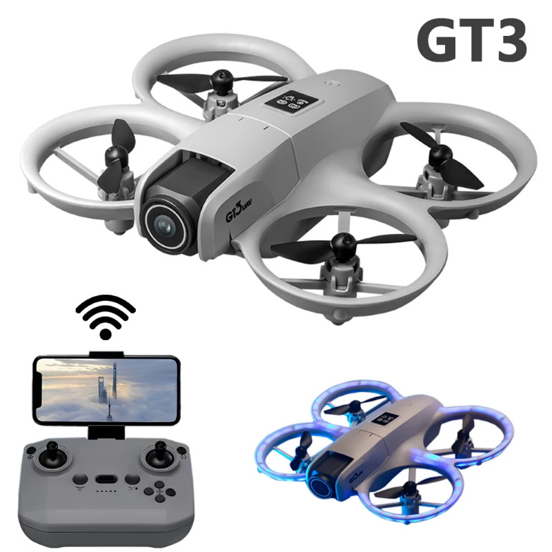 GT3 Mini RC Drone 4K Dual Aerial HD Photography Optical Flow ...
